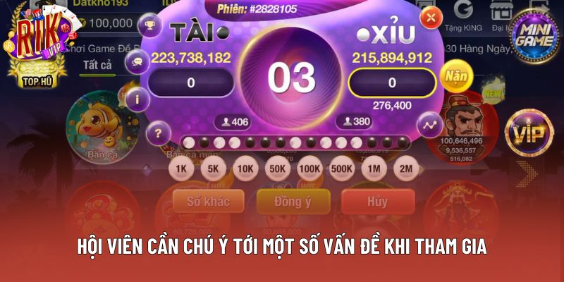 Hội viên cần chú ý tới một số vấn đề khi tham gia Hội viên cần chú ý tới một số vấn đề khi tham gia